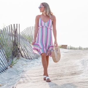 Rails Bright Colored Stripe Tank Dress
